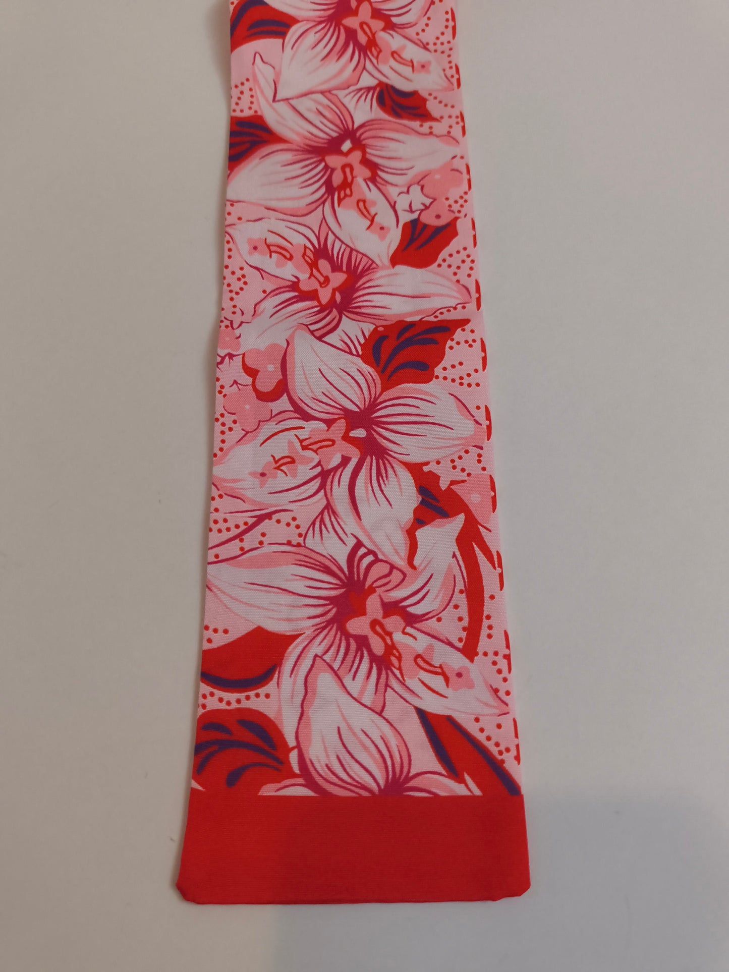 Signature Ribbon Scarf - Coral Petal