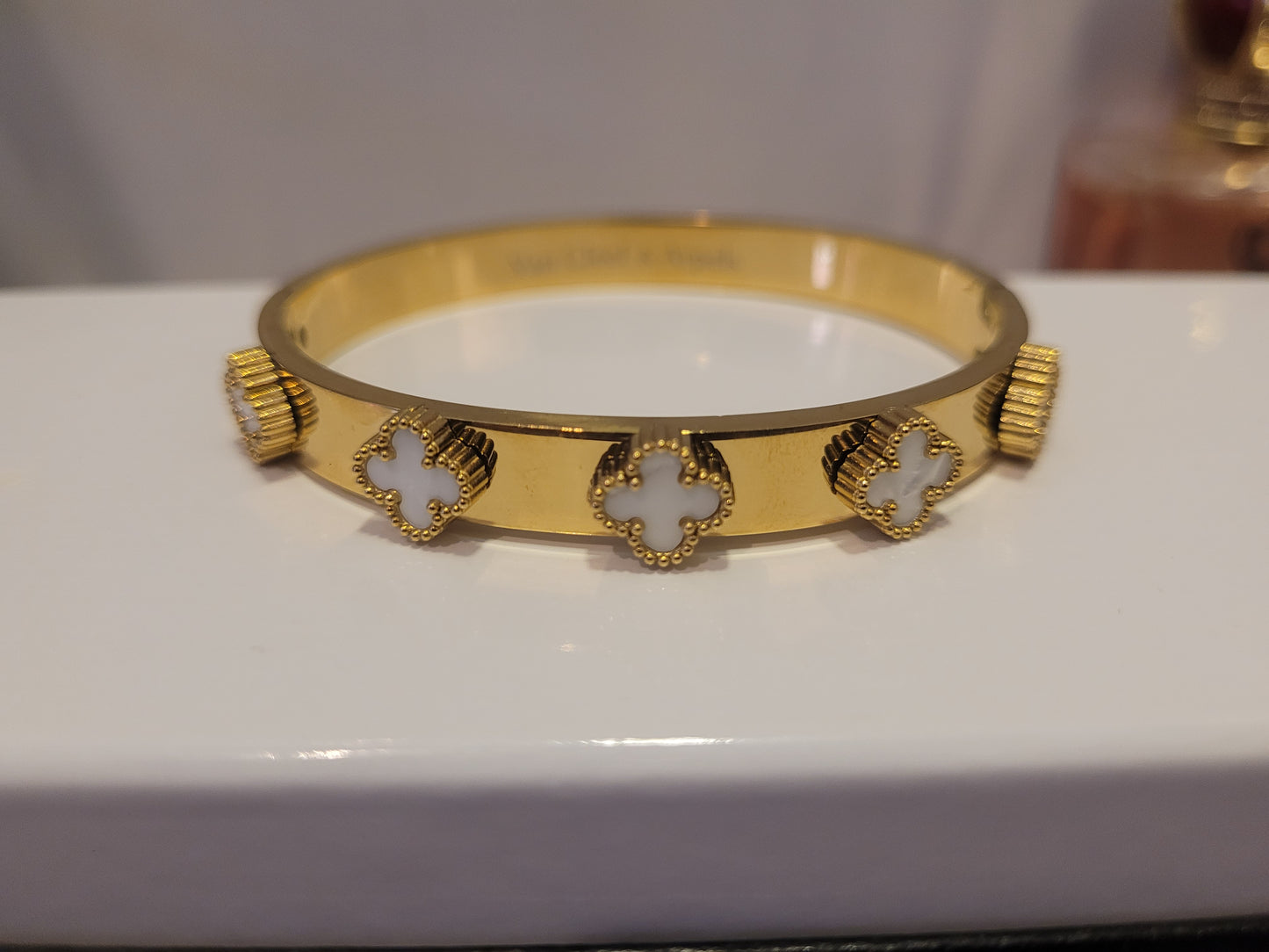 Petal Charm Bangle