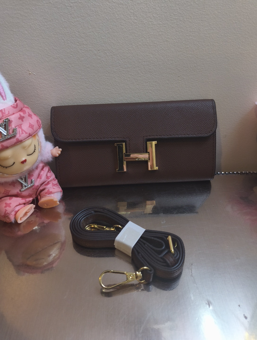 Chocolate Kiss Crossbody Wallet