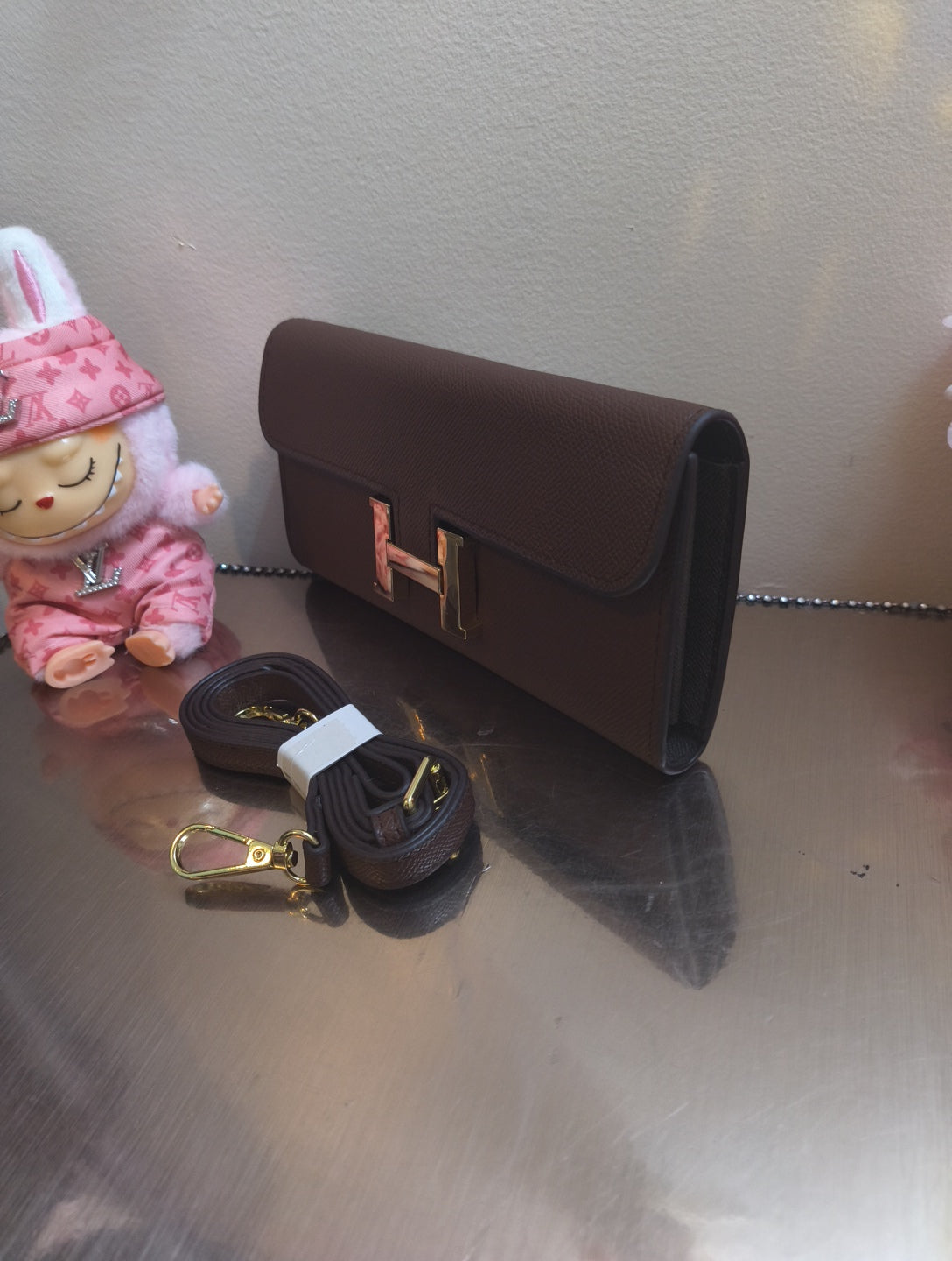 Chocolate Kiss Crossbody Wallet