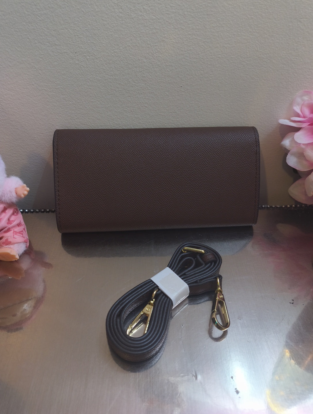 Chocolate Kiss Crossbody Wallet