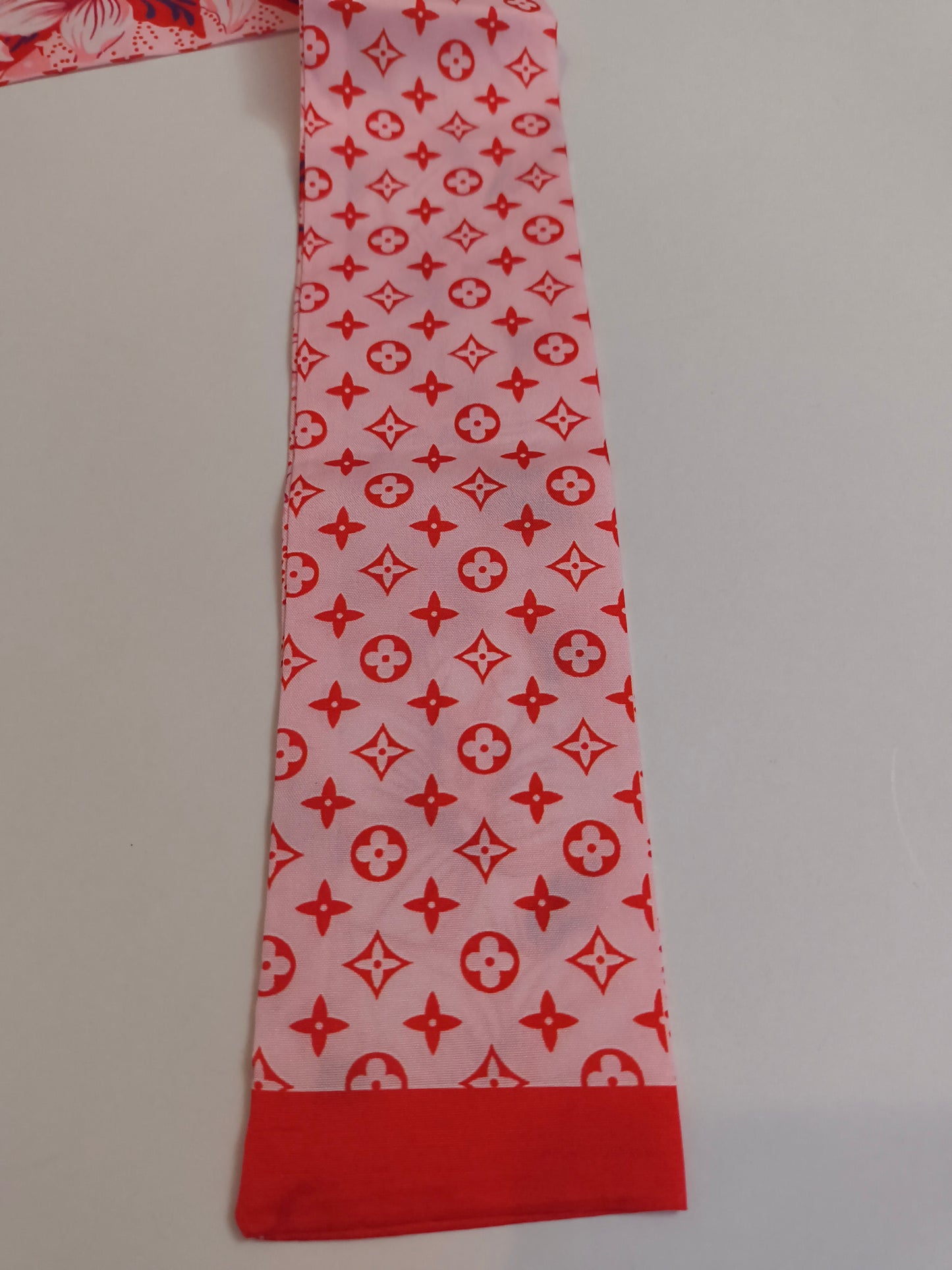 Signature Ribbon Scarf - Coral Petal