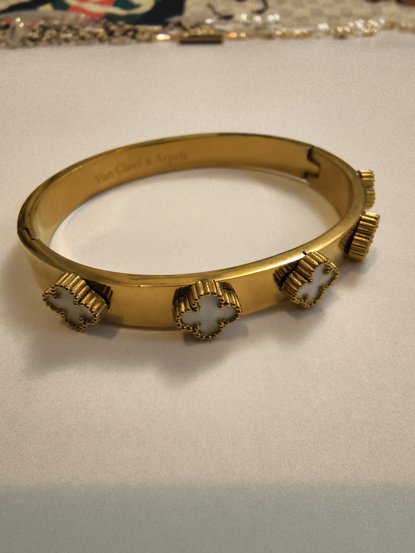 Petal Charm Bangle