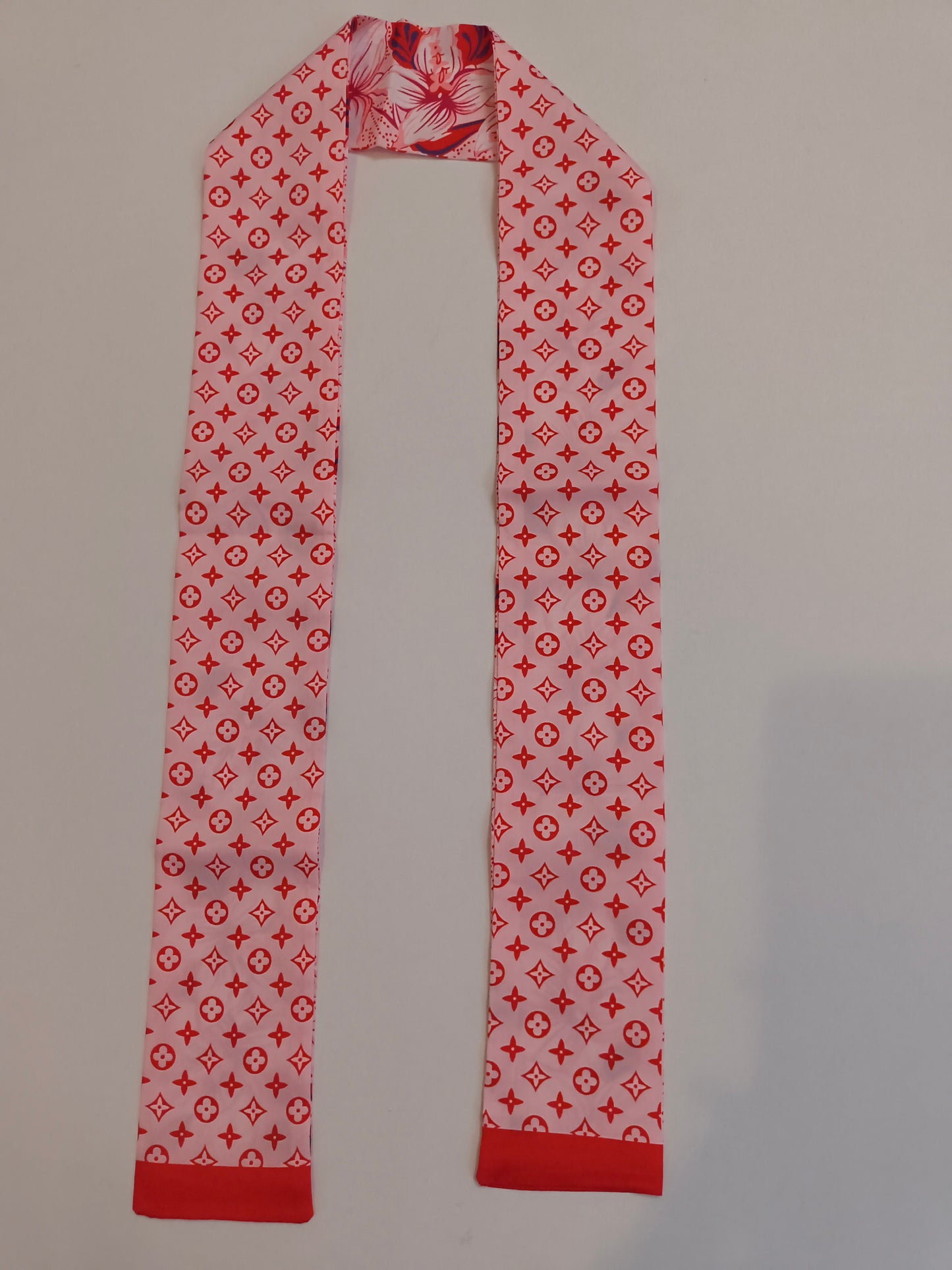 Signature Ribbon Scarf - Coral Petal
