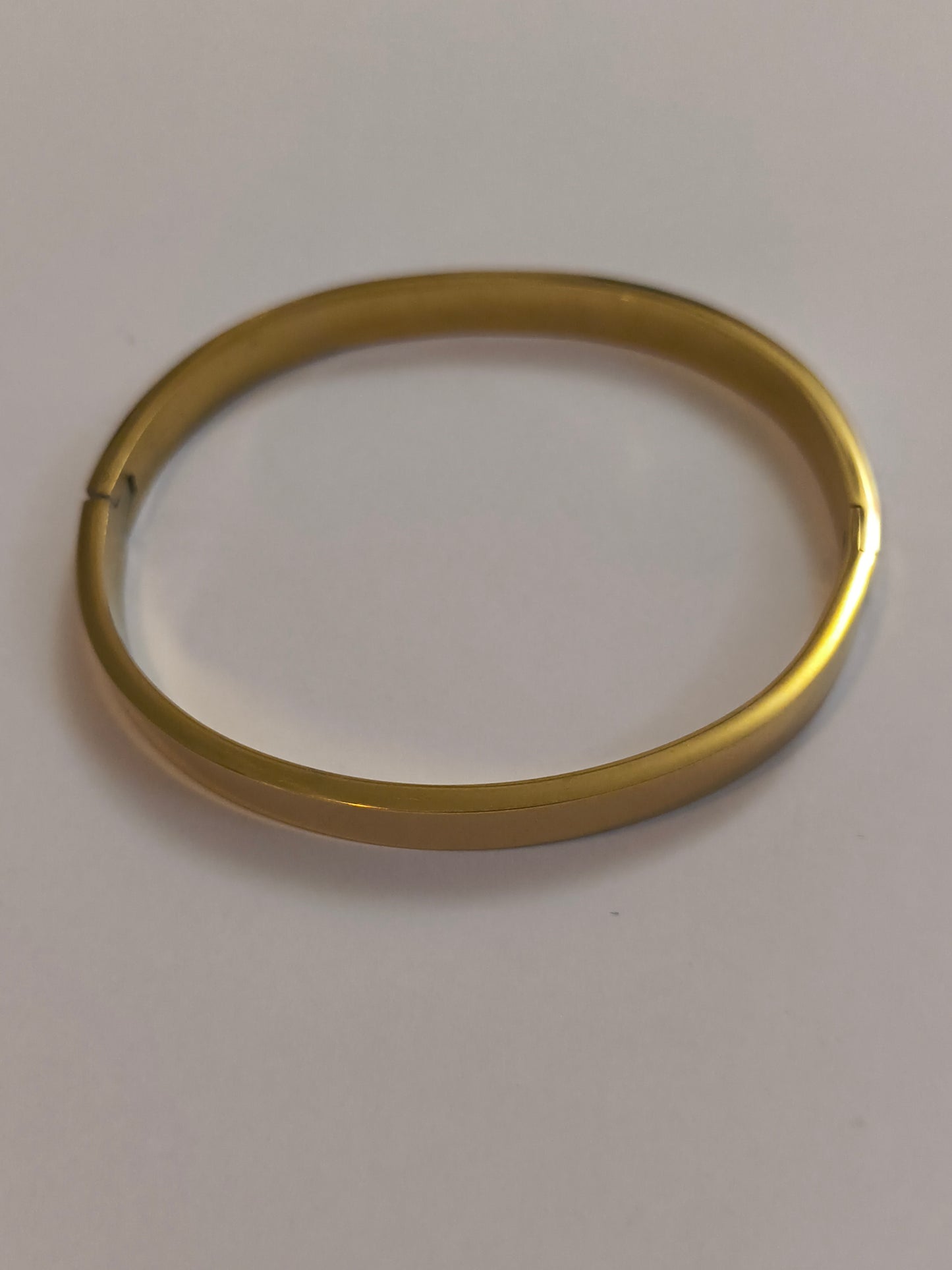 Engraved Love Bangle - Rose Gold
