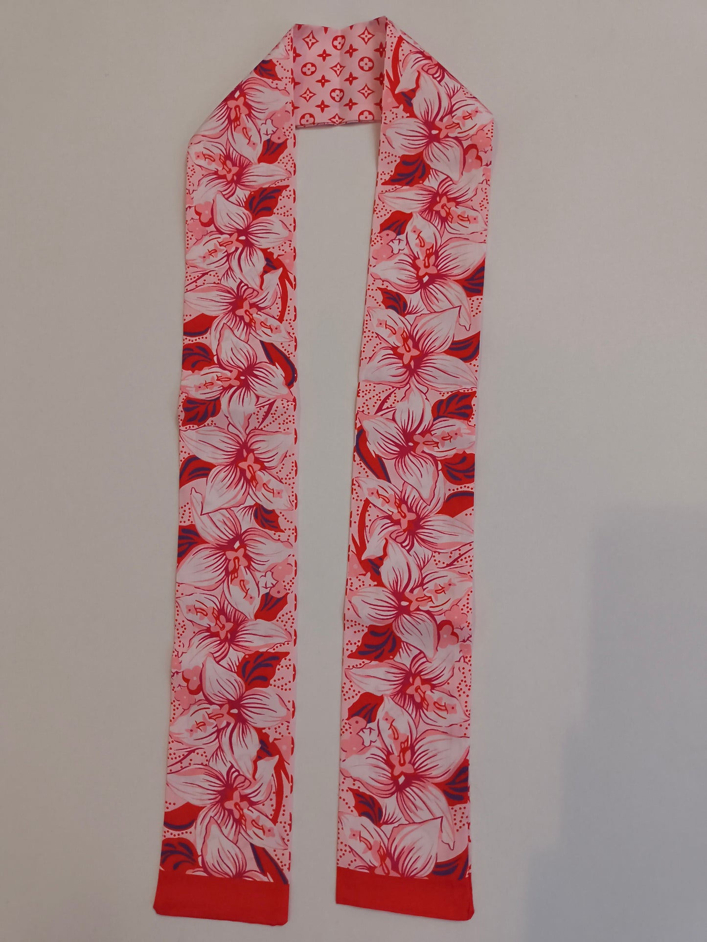 Signature Ribbon Scarf - Coral Petal